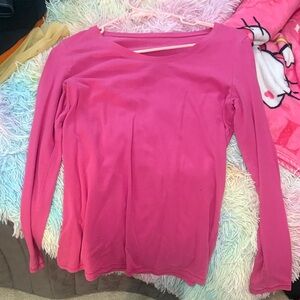 Pink Long Sleeve Women's Top